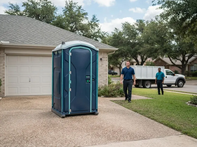 Deluxe Flushable Portable Toilet Rental in Round Rock, TX