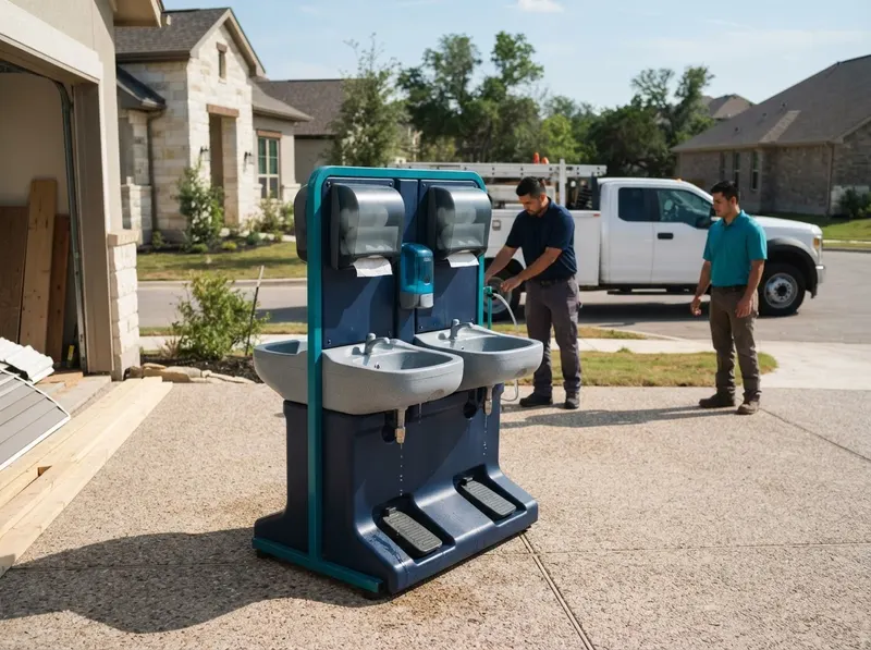 Freestanding Hand Washing Station Rental in Round Rock, TX