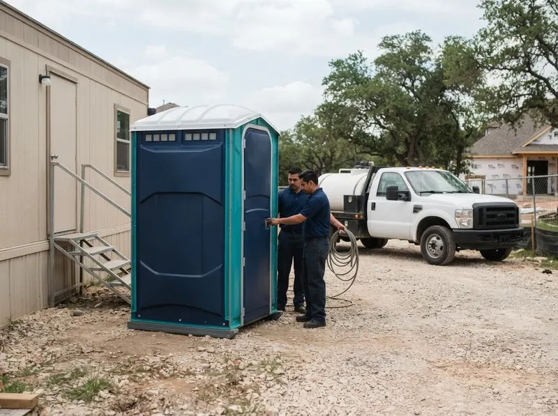 Holding Tank Rental for Jobsite Office Trailers in Round Rock, TX